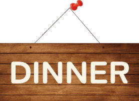 dinner-signboard